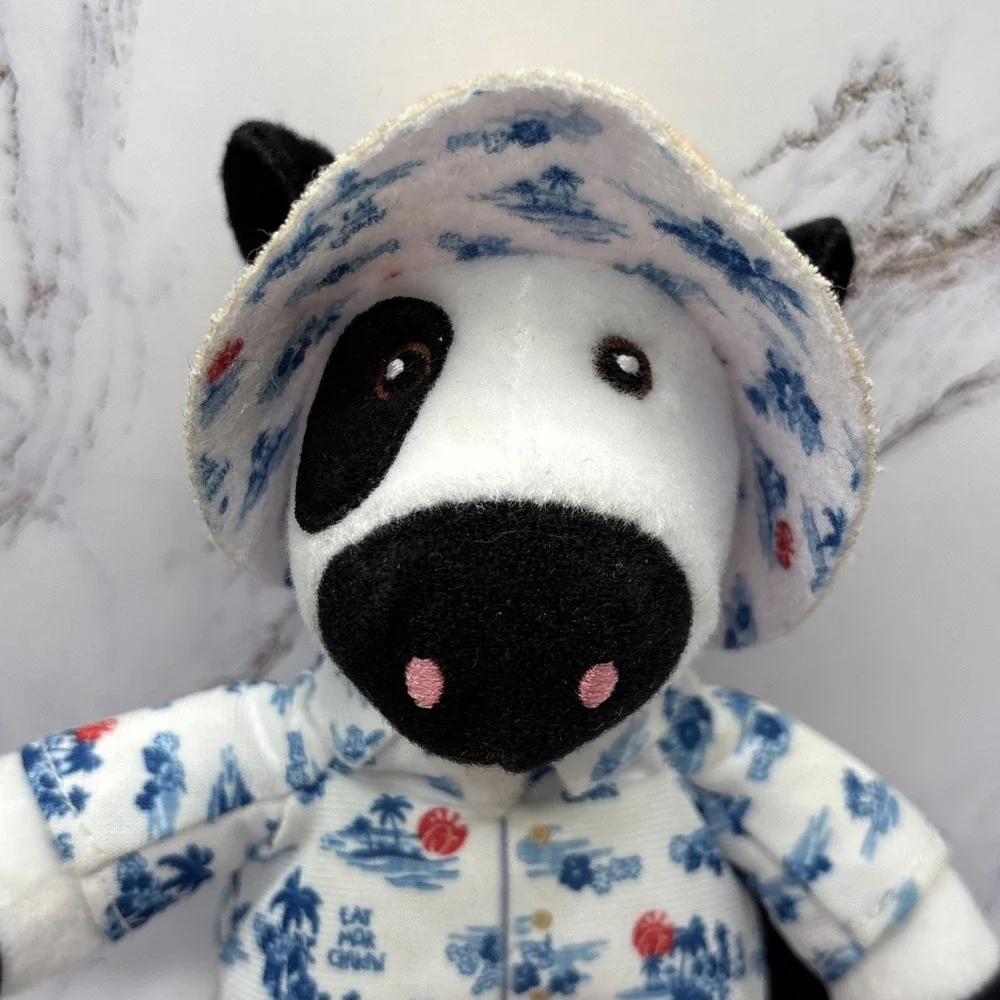 Chick-fil-A Summer 2025 Plush Cow Doll Toy Blue Tropical Island Shirt Cabana 7